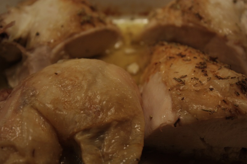 Kylling, langtidsstegt med citron og rosmarin Mad på Nybygget