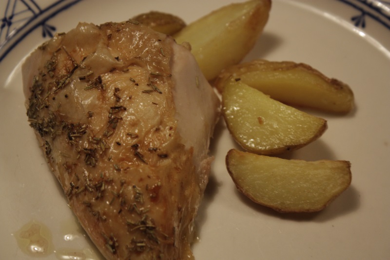 Kylling, langtidsstegt med citron og rosmarin Mad på Nybygget